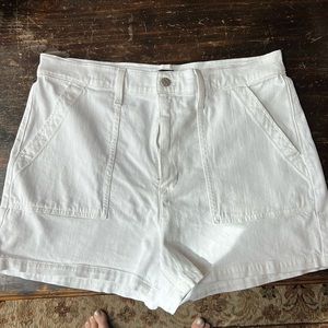 NWT - J Crew Factory white denim shorts